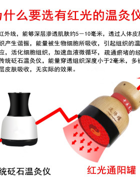 推背经络正品红外通阳砭石温灸仪