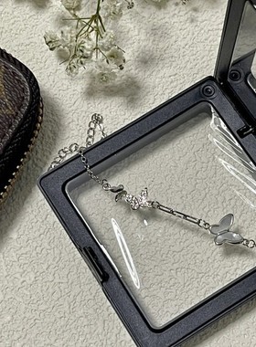 白贝母蝴蝶手链精致甜美小众百搭气质时尚轻奢风高级感少女