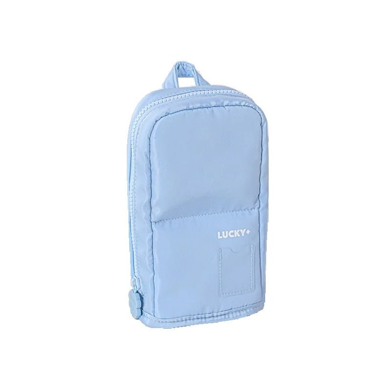 Planwith幸运四叶草限定双向翻折式可立笔袋简约风大容量文具笔筒 - 图3