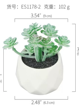批发跨境盆栽桌面仿真绿植假花多肉盆景创意摆件人造花家居装饰品