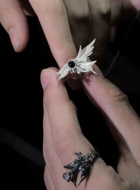 新款/破碎羽翼《救赎》情侣戒指