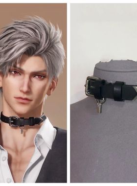 恋与深空秦彻乌鸦哥同款动漫周边二次元cos时尚百搭choker项圈