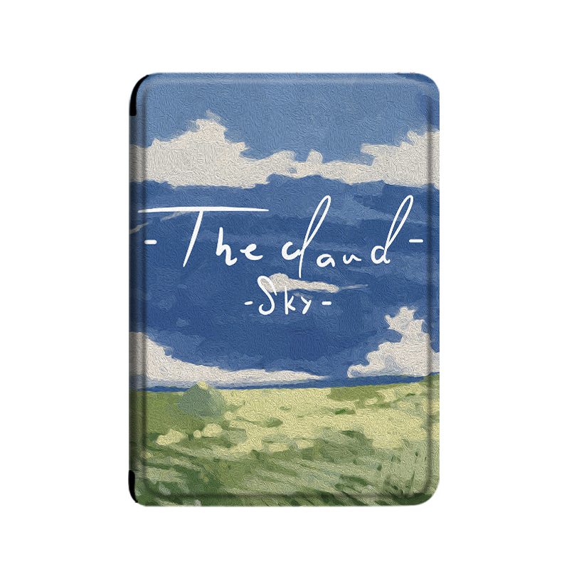 油画天空适用kindle保护套scribe电子书kpw5亚马逊oasis3壳voyage - 图0