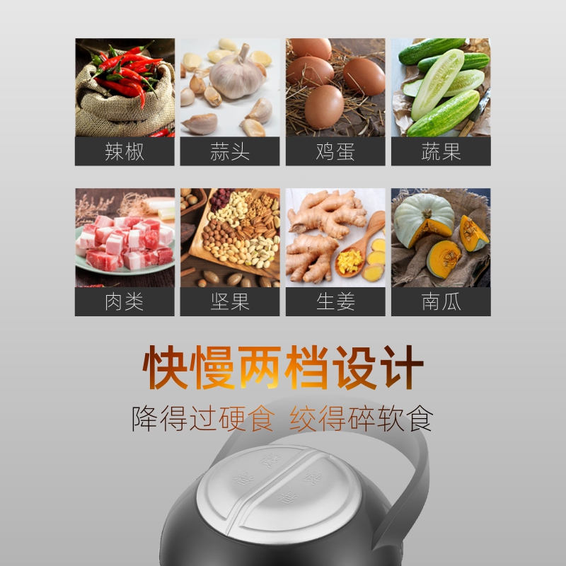 荣事达逸君撷专卖店荣事达绞肉机家用商用电动不锈钢小型3L大容量多功能搅碎菜馅辣椒1