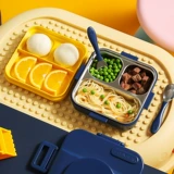 Посуда для кормления из нержавеющей стали, детский комплект, защита при падении