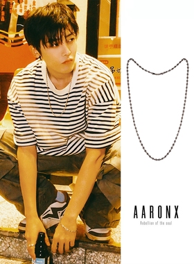 AARONX925银珠串项链