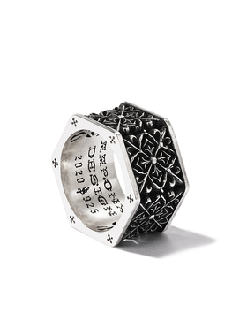 设计师中世纪暗黑风雕花戒指新品