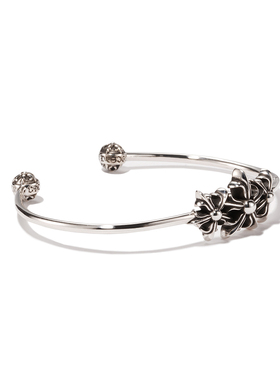 AARONX原创设计925银开口镯