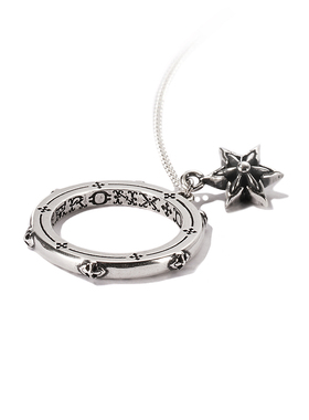 原创六芒星铃兰十字架手链戒指