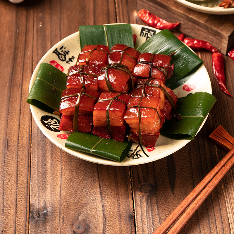 宫廷稻香肉稻草肉扎肉红烧肉东坡肉加热即食半成品预制菜年夜饭 - 图2