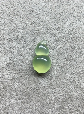 新天然岫玉葫芦吊坠高冰绿冰玉葫芦玉坠保真天然无染色冰透玉葫芦