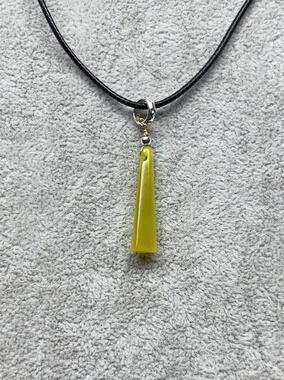 新天然岫玉水滴吊坠岫岩玉地球蓝随形锁骨链玉簪玉佩提溜水滴耳环