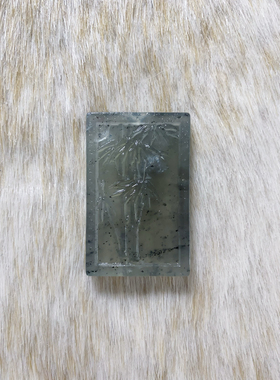 新天然岫玉竹牌吊坠玉石方牌高货玉挂件特价清货捡漏品花玉竹牌