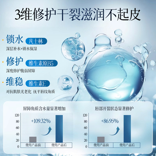 Natives B5+Vitamin E | Reparierender Balsam für rissige Lippen