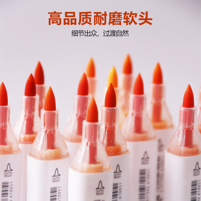Color Marker Mekal Soft Head Anime Set