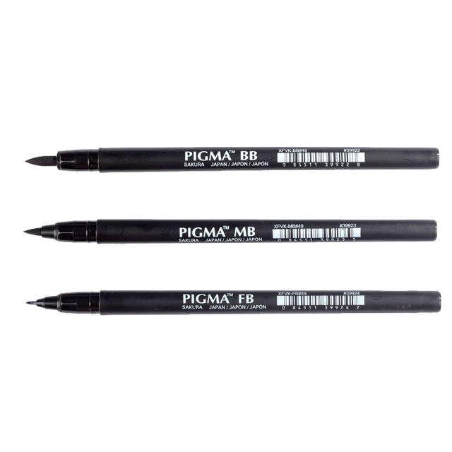 Japanese cherry blossom soft-tip beauty pen calligraphy painting design comics soft brush pen large medium and small regular script calligraphy art calligraphy special beauty pen brush for calligraphy practice hand-painted soft pen calligraphy soft tip needle pen