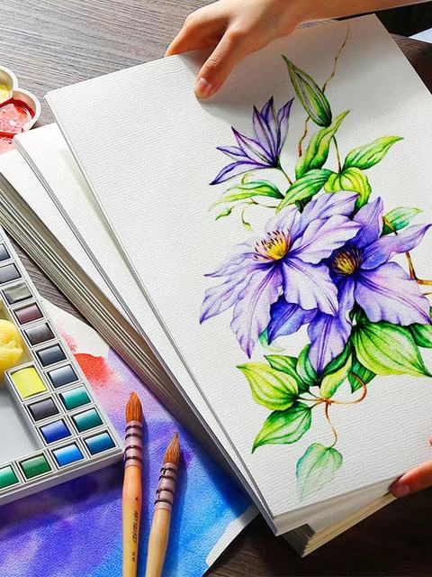 Baoding Baohong watercolor paper 300g full open half open drawing paper