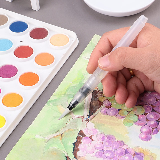 Large capacity solid pigment line drawing pencil fountain pen