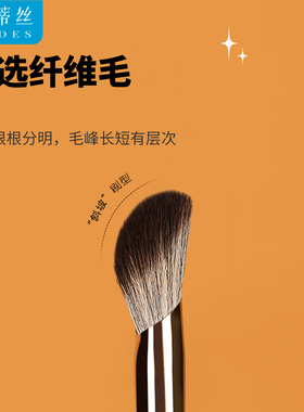LADES/蓝蒂丝金龙单支系列坡型腮红刷点彩刷提亮面部修容刷单支刷