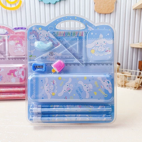 Канцтовары, пенал, подарочная коробка, мультяшный детский обучающий комплект для карандашей для школьников, подарок на день рождения