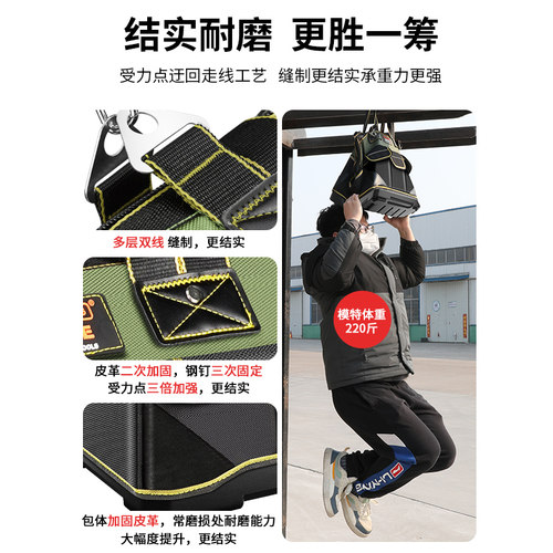 电工专用工具包结实耐用便携式手提多功能男斜挎兜木工帆布工具袋 - 图3