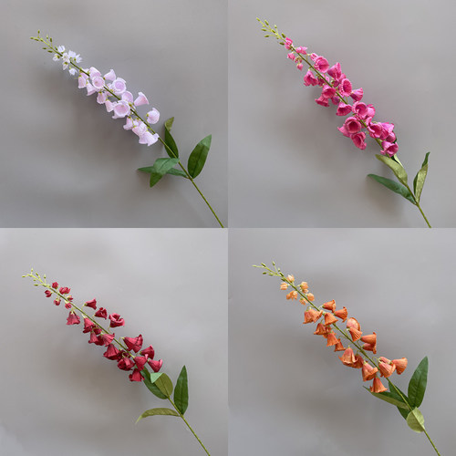 婚庆道具仿真花材铃兰花吊顶布置花艺舞台白色婚礼装饰插花假花 - 图1