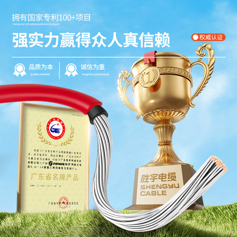 国标胜宇PV1-F光伏直流电缆线4平方多股镀锡铜芯太阳能专用软电线 - 图3