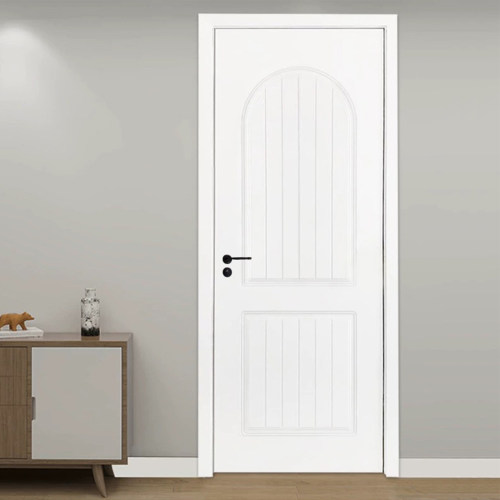 室内门家用卧室门免漆门出租房门复合套装门烤漆复合实木白色现货 - 图1