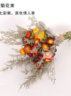 手捧花ins风尤加利客厅家居装饰