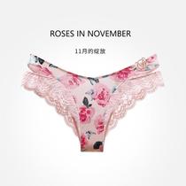 November bloom * November BLOOM * MERITOCRACY Sexy Lace Pants Personality Superior Ladies Panties 2023 New Underpants