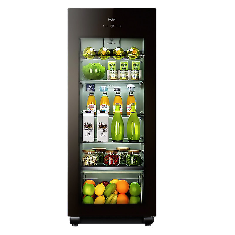 haier /海尔lc-168h家用小型冰柜 海尔浦涌冷柜