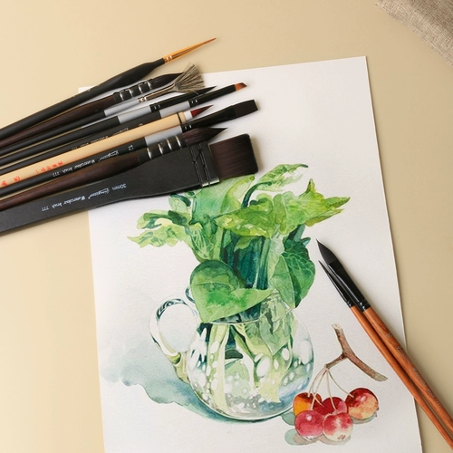 乔尔乔内 Акварель, комплект с животными, художественная кисть для письма, акрил, лайнер, нейлоновая гуашь, мел для создания градиентных переходов, масляная живопись, полный комплект