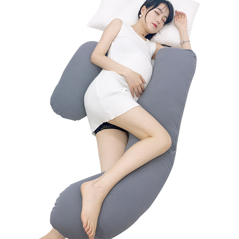 ins宜家风护腰侧睡枕孕孕妇枕头 孕有来护腰枕