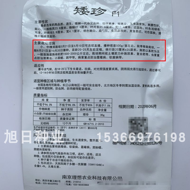 矮脚黄种籽孑南京矮珍速生小白菜束腰阳台农家春秋四季播蔬菜种子 - 图0