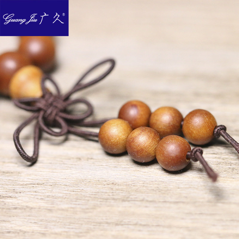 广久巴布亚檀香8mm108颗手串佛珠 广久手串/宝珠