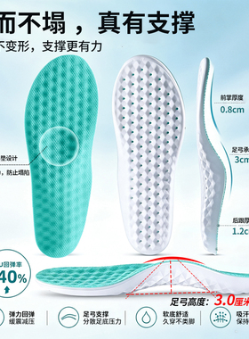 足弓支撑鞋垫运动减震加厚防痛