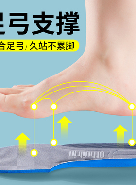 彪马鞋垫超软底舒适防痛透气吸汗