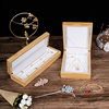 Wooden jewelry packaging box, bracelet, ring, pendant jewelry packaging, earring necklace, bamboo and wood jewelry box