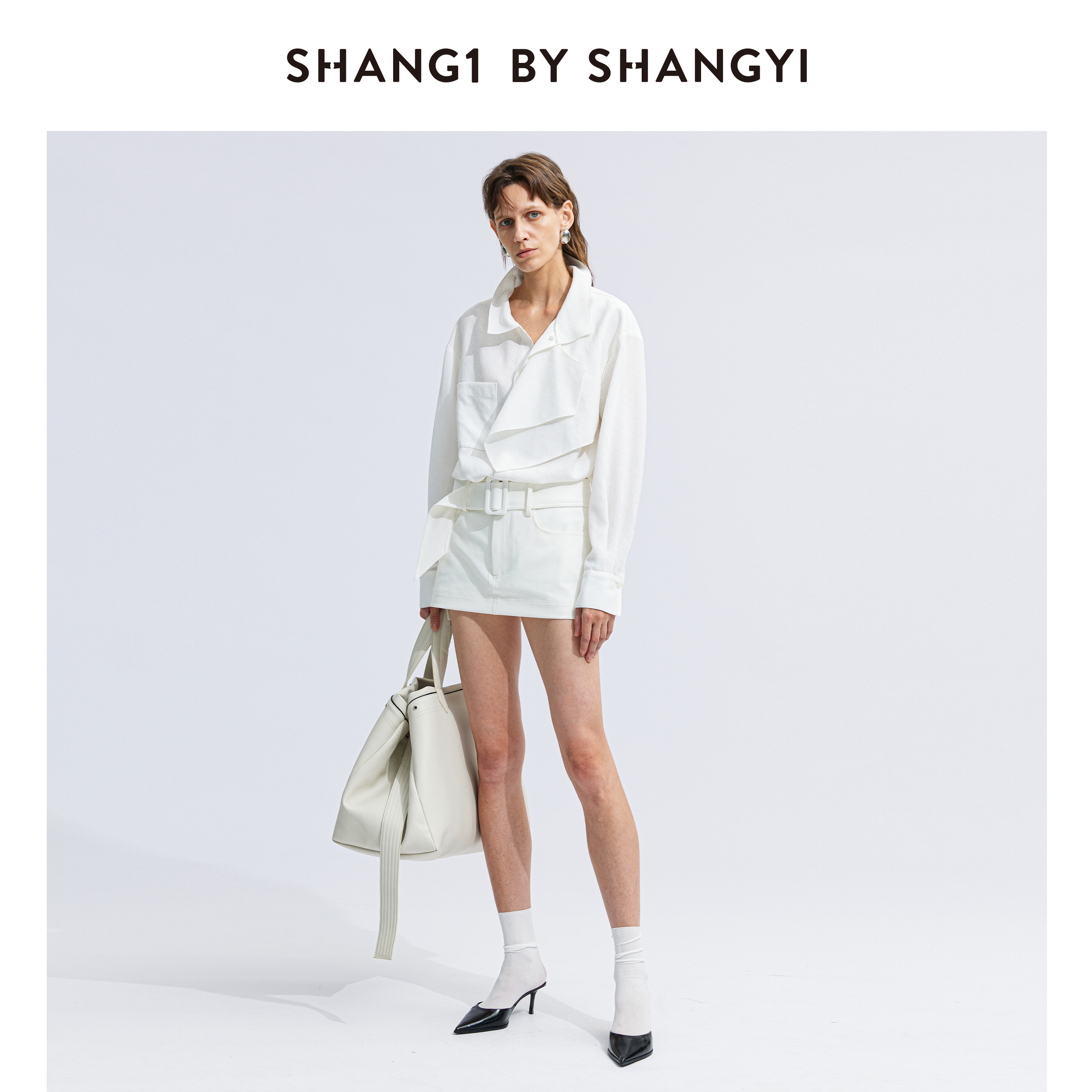 SHANG1 BY SHANG YI法式甜美衬衫女设计感小众上衣高级感解构衬衣