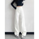 New winter plus velvet high waist plus velvet straight loose jeans for women 175 tall slim drapey floor mopping pants