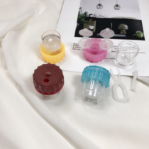 Candy Color Contact Lens Cleaner Manual Swivel Containing Companion Case Cute portable exception Protein Mepupil Box