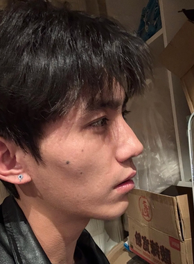 明星同款S925银耳钉男痞帅百搭