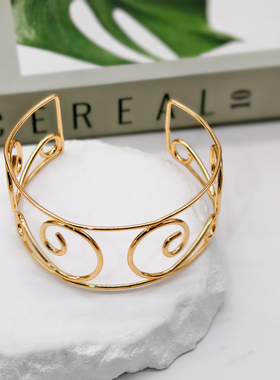 复古时尚镂空可调节新款臂镯