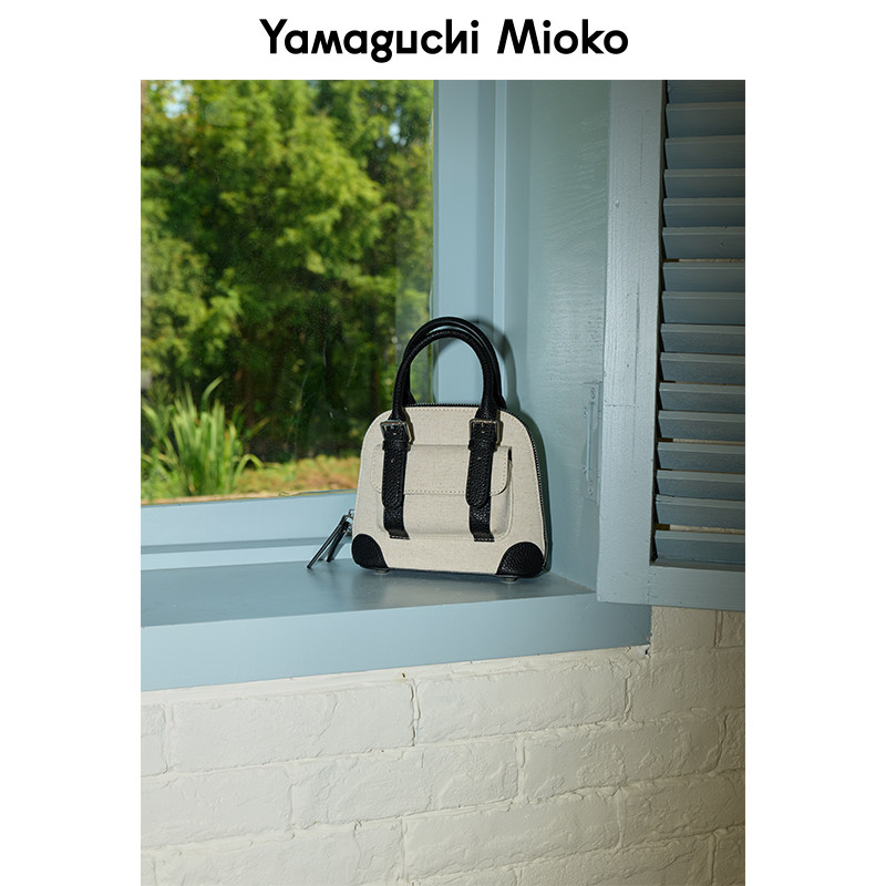 山口美袋 “超迷你！”精致到不行的复古真皮mini手提斜挎贝壳包,淘宝优惠券,粉丝福利购,淘宝优惠卷