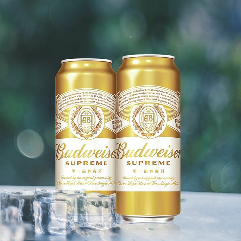 百威金尊啤酒Budweiser易拉罐单一麦芽精酿啤酒310ml*24听包邮 - 图2