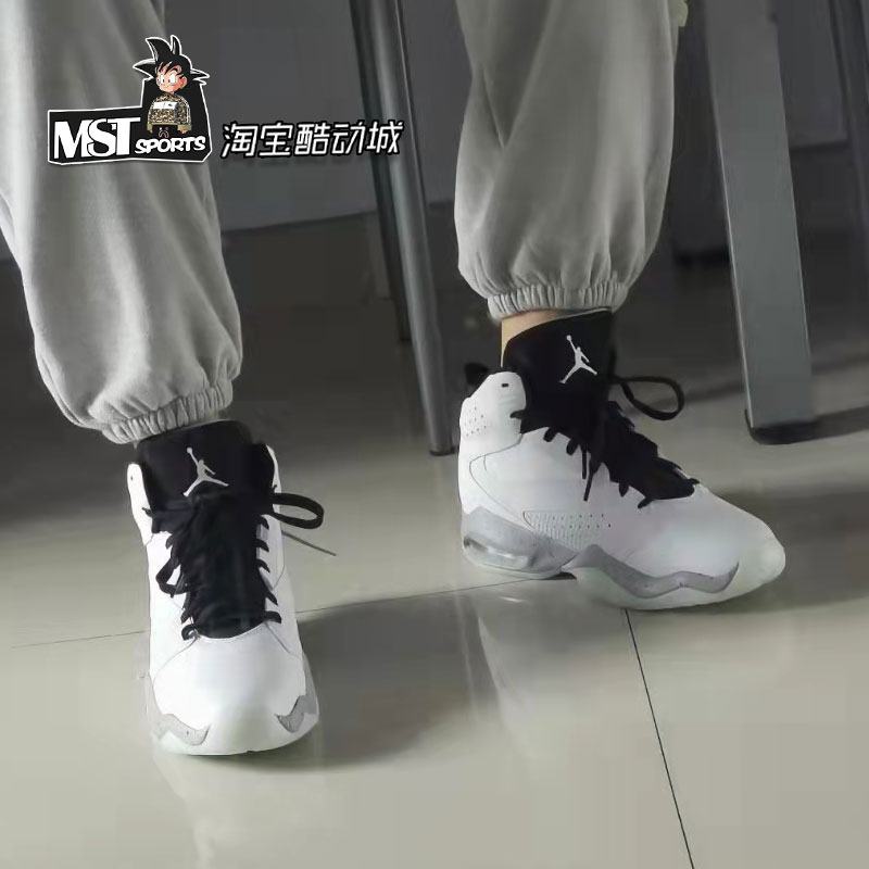 耐克AIR JORDAN LIFT简版AJ6白水泥男气垫篮球运动鞋AR4430-101-图1