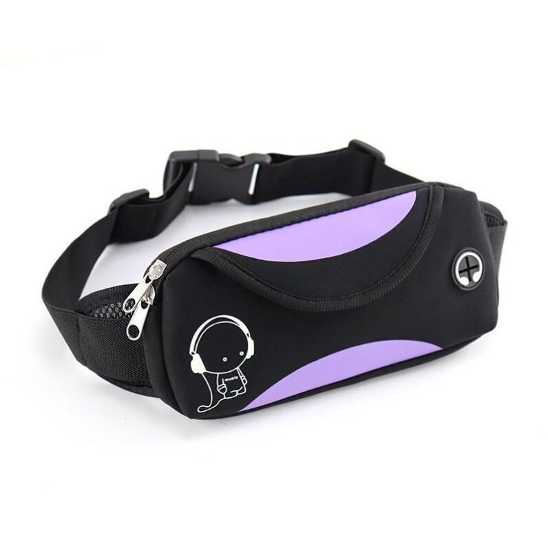 New men's and women's mobile phone bag multi-functional close-fitting waist bag fitness running universal sports bag outdoor equipment belt bag