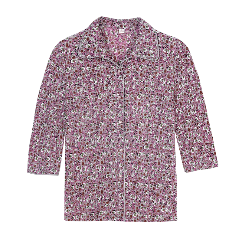 2020夏装妈妈新款中老年女装薄衬衫 淑音中老年女装