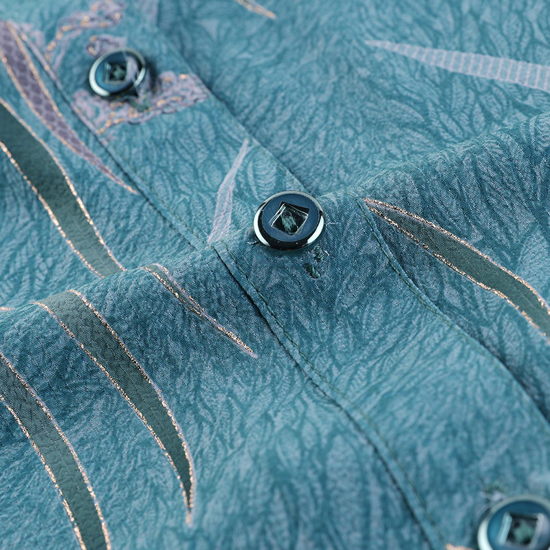 2020新款洋气妈妈秋装中袖40岁衬衫 淑音中老年女装