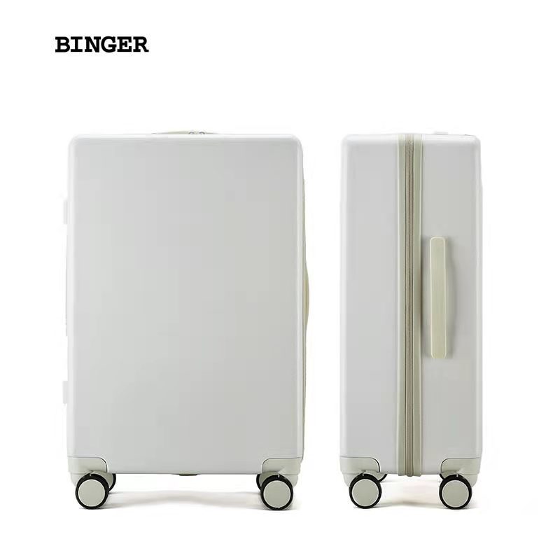 正品BINGER超轻行李箱拉链款轻便拉杆箱旅行箱小型密码登机箱防刮 - 图0